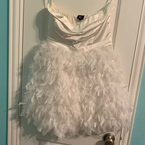 White Feather Dress